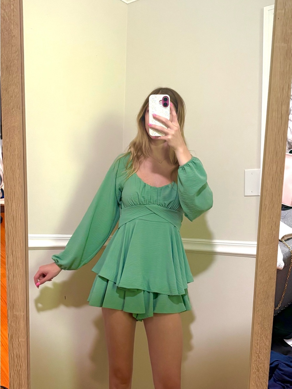 NWT Green Romper